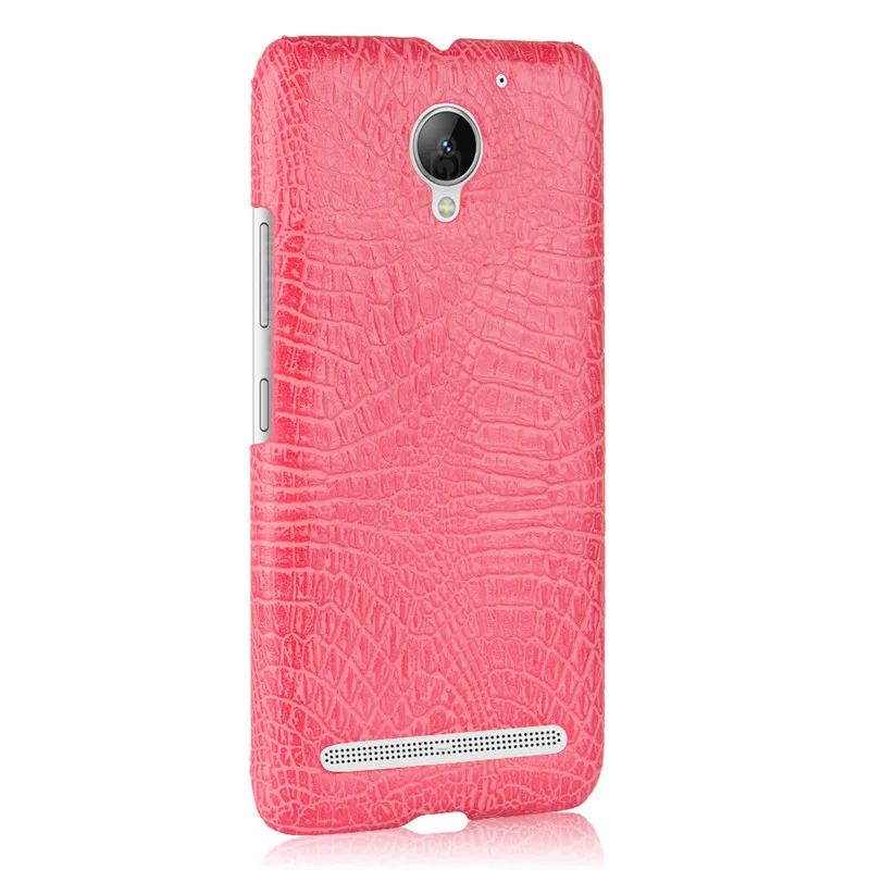 Lenovo Vibe C 2 C2 K10A40 5," чехол с узором «крокодиловая кожа» чехол из жесткого поликарбоната+ из искусственной кожи задняя крышка чехол для lenovo Vibe C2 Жесткий Чехол для мобильного телефона