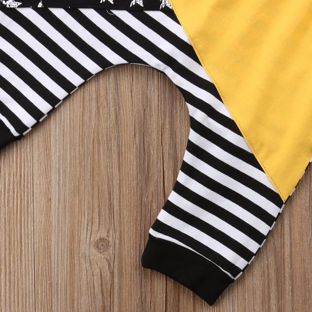 Boy Boss Newborn Toddler Baby Kids Boys Summer Sleeveless Vest Tops+Striped Patchwork Harem Pant Shorts 2PCS Outfits Clothes Set |