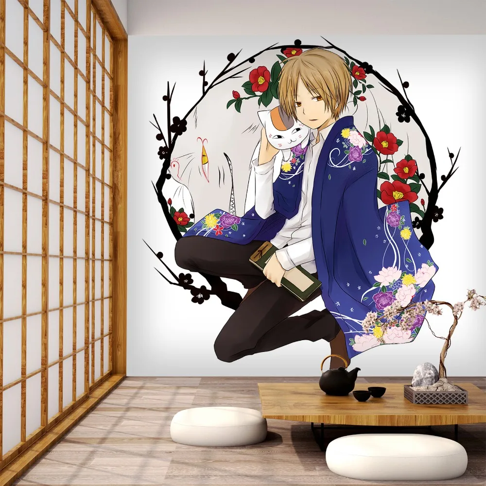 [Самоклеющиеся] 3D Natsume Friend Account 4 Япония Аниме настенная бумага печать настенные