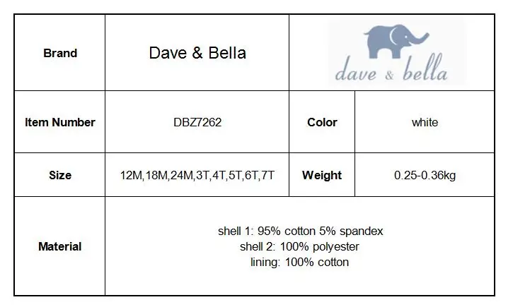 Dave Bella Весна младенческой для маленьких девочек модное платье Цветочный День рождения платье Дети малышей Детская одежда DBZ7262