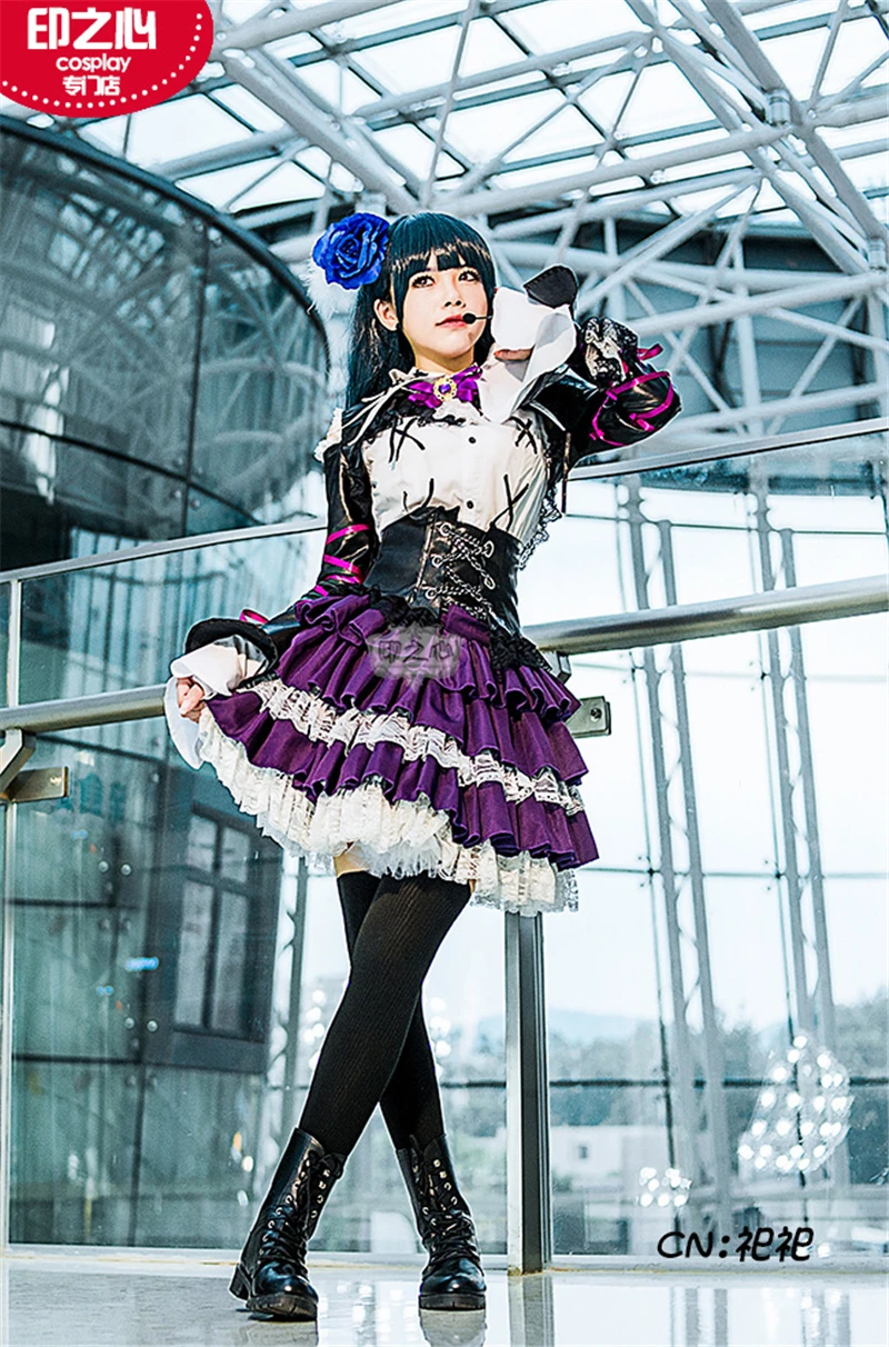 Аниме Love Live Sunshine Aqours Tsushima Yoshiko Guilty Kiss униформа для девочек карнавальный костюм