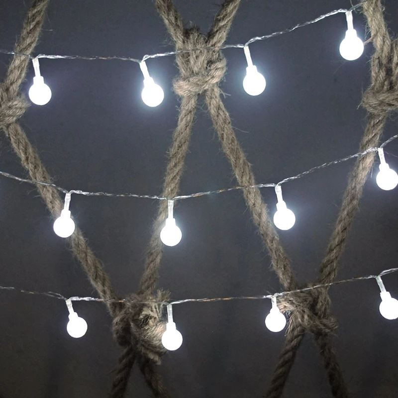 

Led String light Ball Shape 10 20LED Fairy Christmas Lights for Wedding Party Home Decorative Lamp Operated by Battery