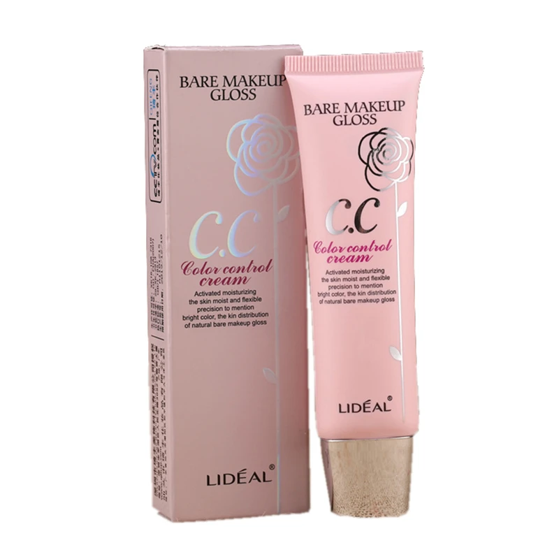 LIDEAL CC крем основа для лица блеск для макияжа Корейская красота Тональная основа консилер контроль масла увлажняющий Professional completa 1 шт