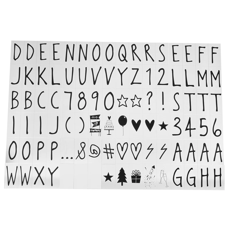 1 комплект световой короб с буквами Emoticon, пригодный для A4 A5 cinema tic Lightbox cinema Letter DIY Bar домашний декор