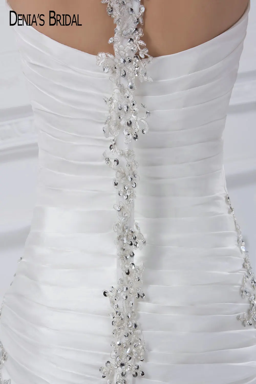 2017 платье А-силуэта с лямкой на шее кружевное Многоуровневое длина до пола |