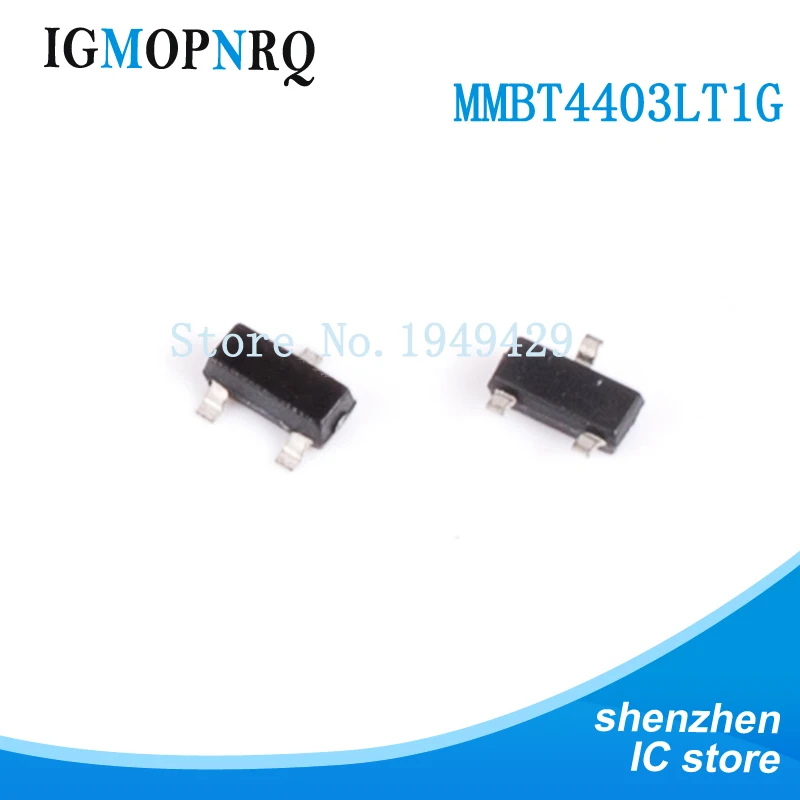 100 шт./лот MMBT4403 MMBT4403LT1G 2T SOT23 MMBT4403LT1 2N4403 600mA 40V SOT-23 PNP SMD транзистор новый