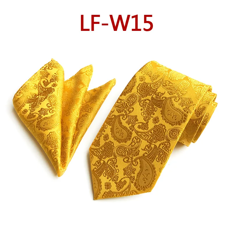 Классический мужской галстук Модный 8 см Широкий цветочный с пейсли комплекты