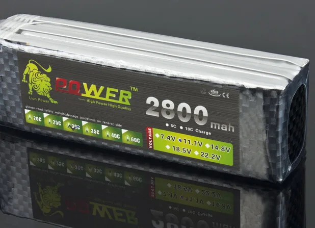 Литий полимерный аккумулятор Lion Power 3S 11 1 В 2800 мАч для летательного аппарата с