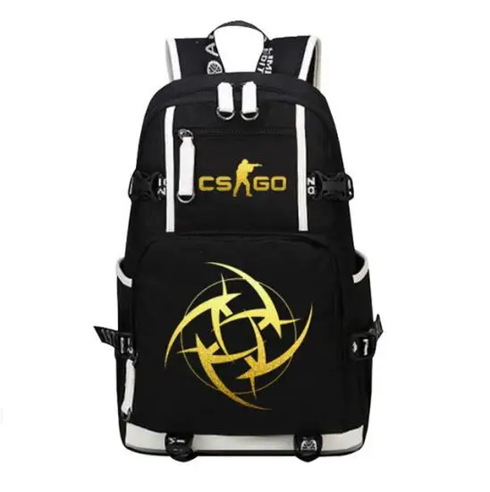 CS GO Fnatic Virtus. pro SK Светящийся рюкзак, рюкзак, сумка для книг, повседневная школьная сумка для ноутбука, школьная сумка для мальчиков и девочек, дорожная сумка - Цвет: Style 23