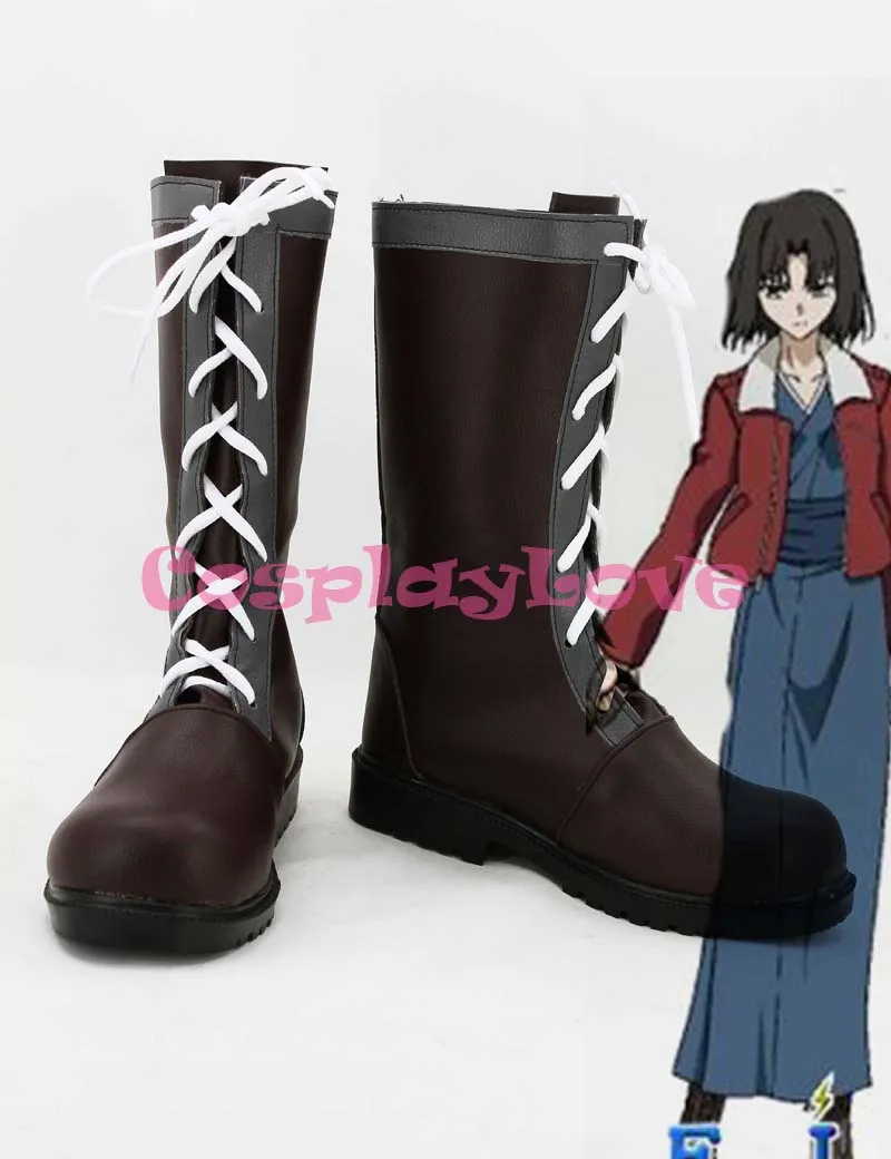 Обувь для косплея Kara no Kyoukai Shiki Ryougi обувь ручной работы на заказ Хэллоуина