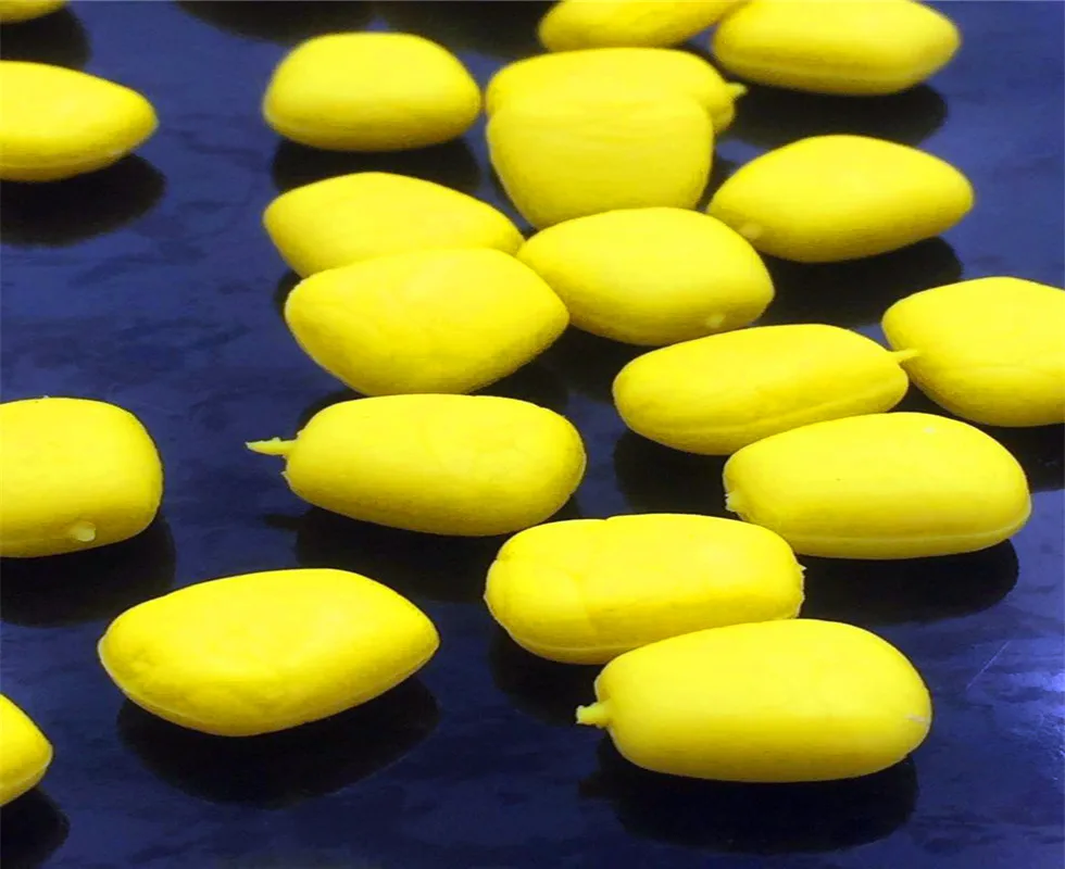 50 шт./лот желтая приманка для ловли карпа поддельные тонущие короны