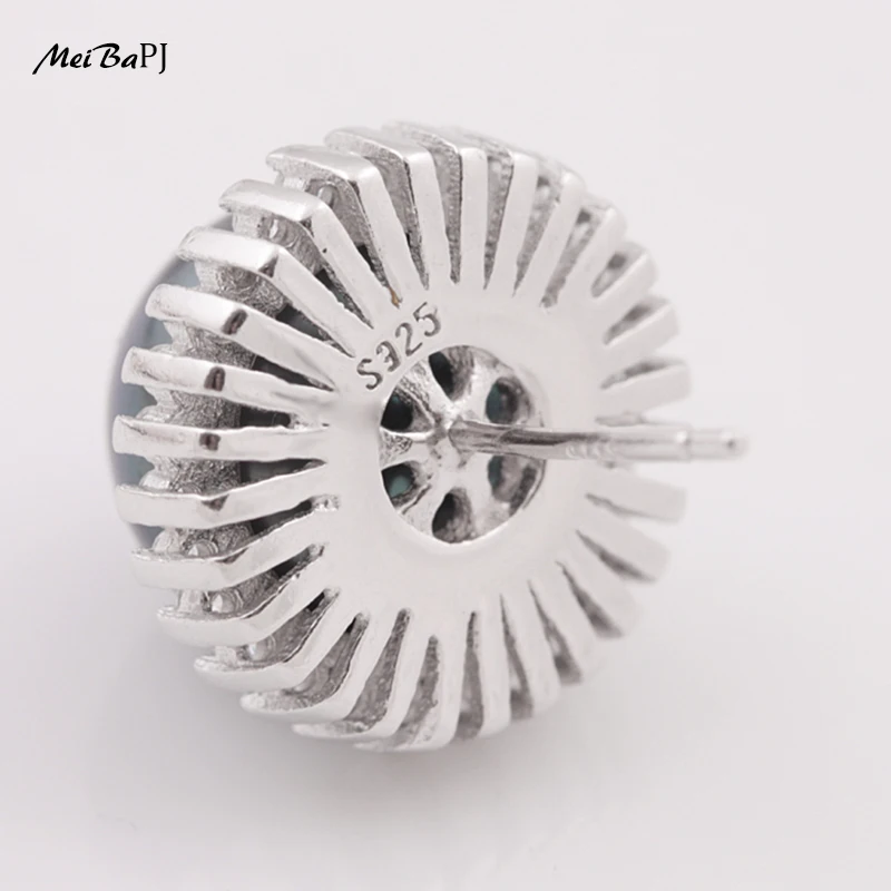 Женские серьги с натуральным жемчугом MeiBaPJ Ювелирный Комплект из 3 предметов