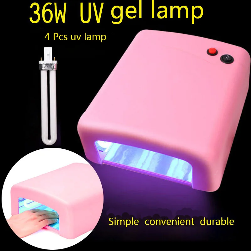 1 шт. Сушилка для ногтей профессионал гелевая лампа 36 Вт УФ 220 в ЕС и 110 В США штекер