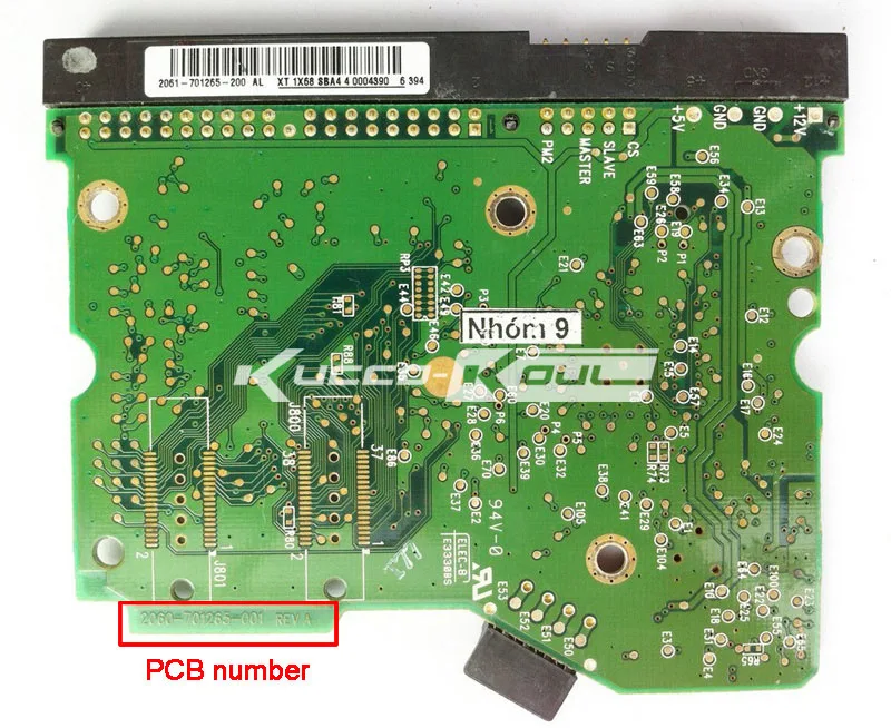 HDD PCB Логическая плата 2060 701265 001 REV A для WD 3 5 IDE/PATA восстановление данных жесткого