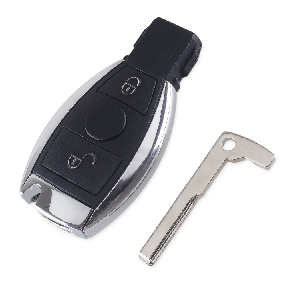 KEYYOU для Mercedes BENZ 2000 + ключ без ключа полный дистанционный Автомобильный 2 кнопок NEC &