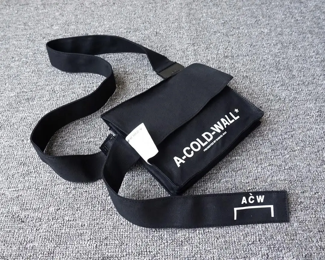 A-COLD-WALL ACW Холщовая Сумка, сумка на талию, рюкзаки в стиле хип-хоп, уличная многофункциональная сумка на плечо, сумка Джастин Бибер