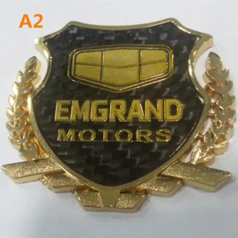 Для Geely Emgrand, автомобильные наклейки, знак пшеницы, эмблема - Название цвета: A2