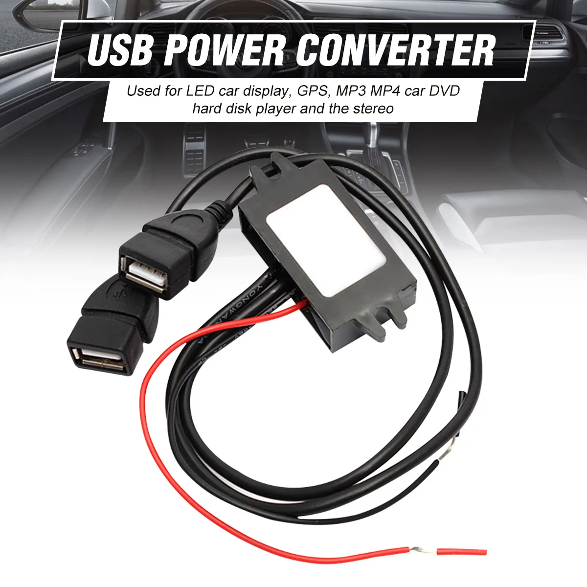 2 В до 5 3 А 15 Вт двойной USB DC автомобильный преобразователь модуль 1 адаптер питания