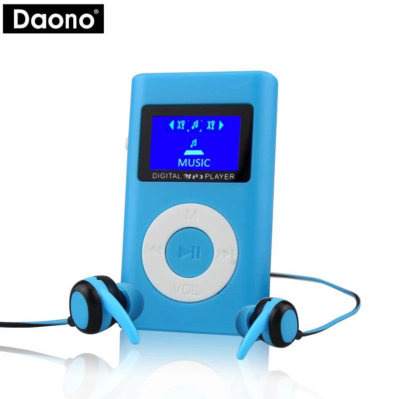 DAONO 2017 улучшенный мини USB MP3 плеер ЖК экран поддержка 32 ГБ Micro SD TF слот для карты