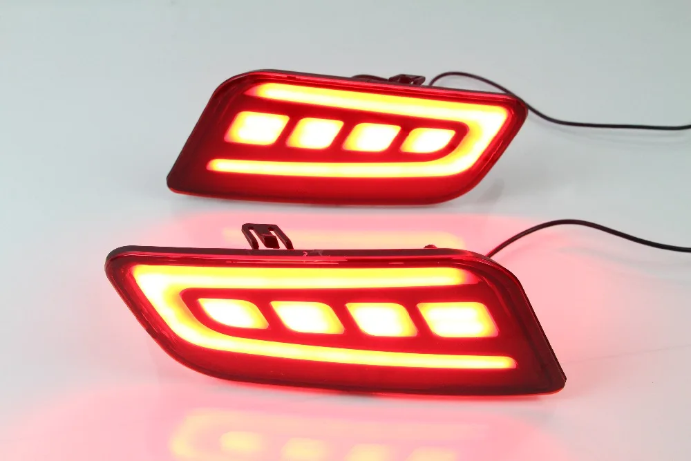 

eOsuns led rear bumper light, driving lamp, brake light, rear turn signal for ford everest endeavour 2016-18