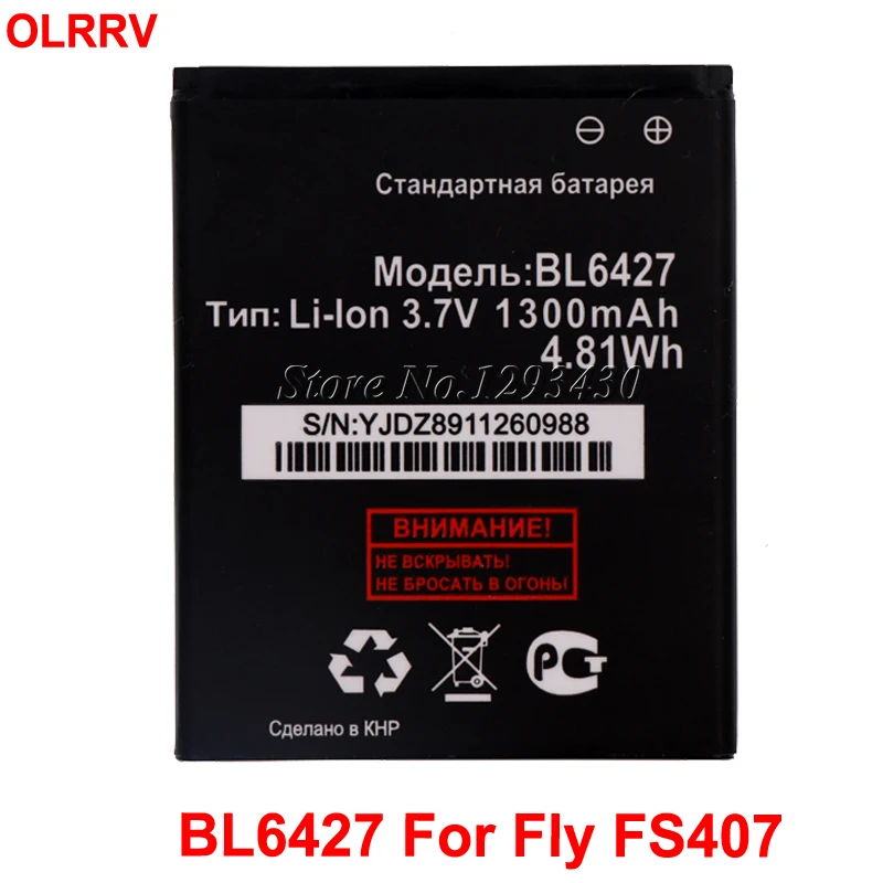 

BL6427 Battery For Fly FS407 STRATUS 6 Accumulator 1300mAh High Quality