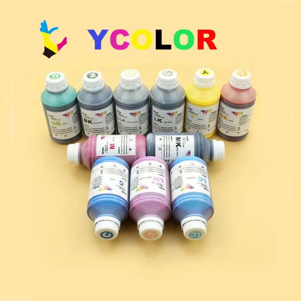 500 мл * 11 красителей для Epson Stylus Pro 4900 4910 7900 9900 7910 9910 Широкоформатного