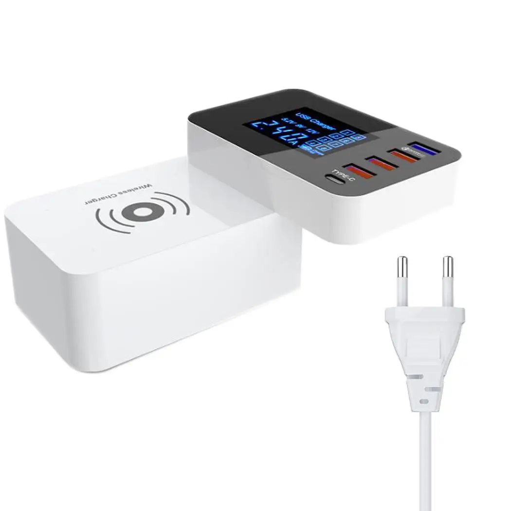 Wireless Fast Charging Power Adapter Multi-port USB QC3.0 Smart Charger | Мобильные телефоны и аксессуары