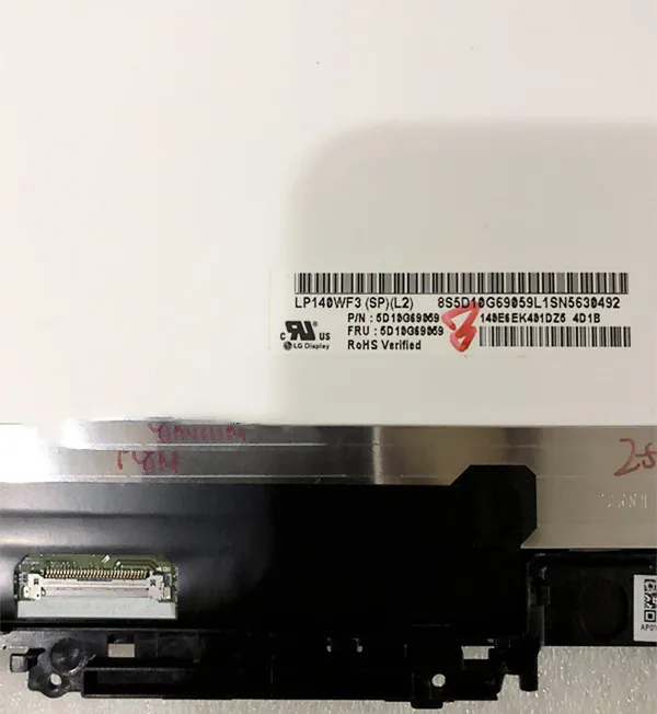 Оригинальный 14 ''для LENOVO YOGA 3 сенсорный экран LP140WF3-SPL2 ЖК-экран в сборе 80JH 80JH0025US
