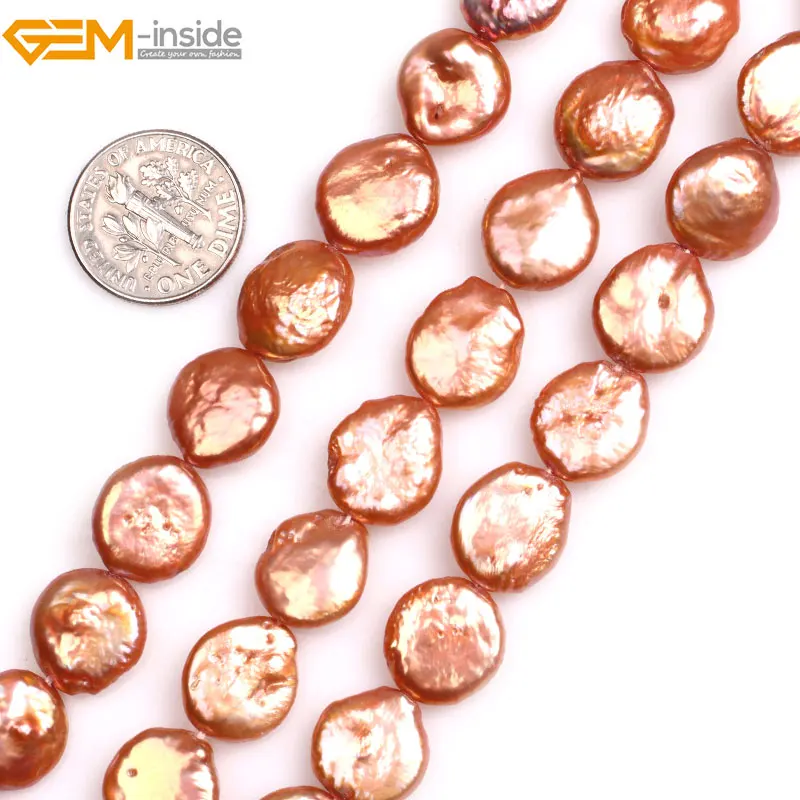 Бусины Из Натурального пресноводного жемчуга с выращенным блеском 15 дюймов |