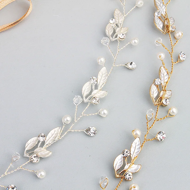 Свадебная тиара с жемчугом и кристаллами ручной работы | Украшения аксессуары