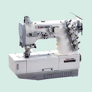 3 иглы/5 нитей высокая скорость покрыта двумя декоративными швейными платформами