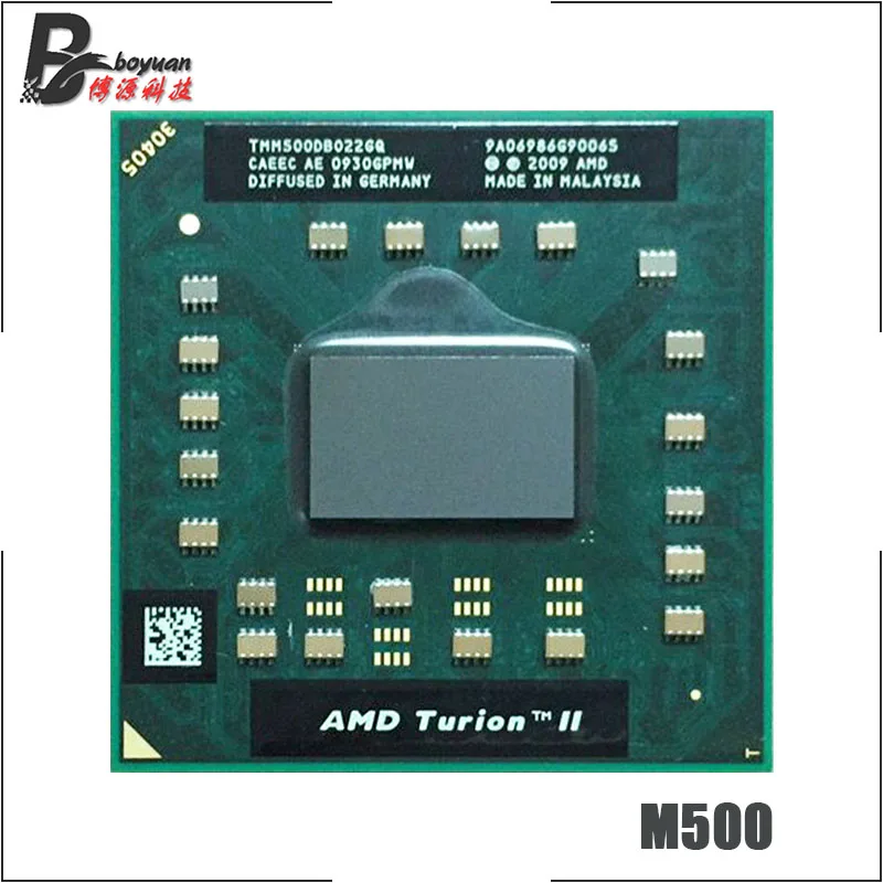 Двухъядерный процессор AMD Turion II двухъядерный M500 2 ГГц TMM500DBO22GQ Socket S1 | Компьютеры и