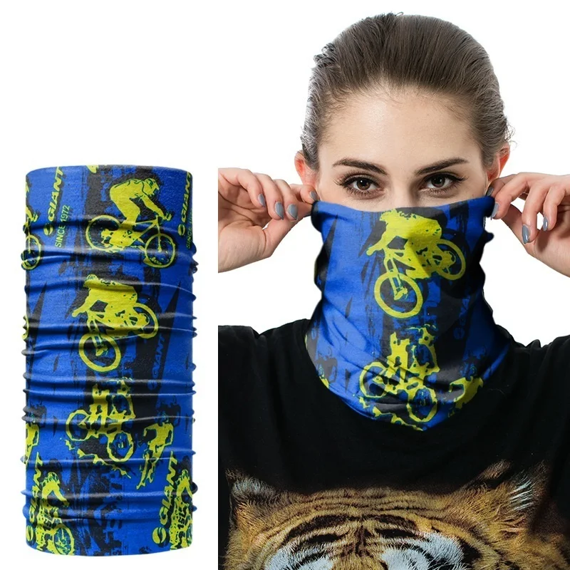 2018 Бандана с пламенем в виде черепа повязка на голову спортивный велосипед