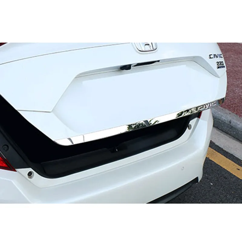 Аксессуары для Honda Civic 2016 2017 (седан) задняя дверь багажника крышка отделка задних