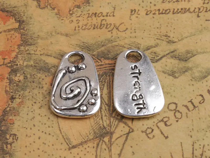 30 шт старинных серебряных цветов баланс красоты и т. Д. Слова Подвески | Украшения