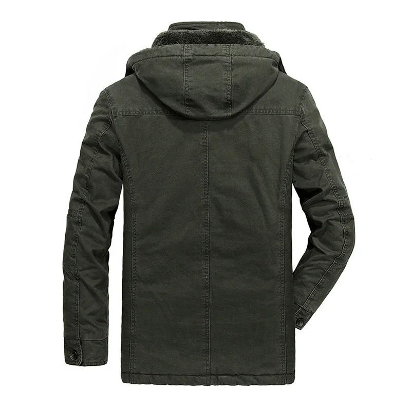 Winter Jacket Men 7XL 8XL Warm Big Size Coat 2022 Thicken Windbreaker High Quality Fleece Cotton-Padded Parkas Military Overcoat