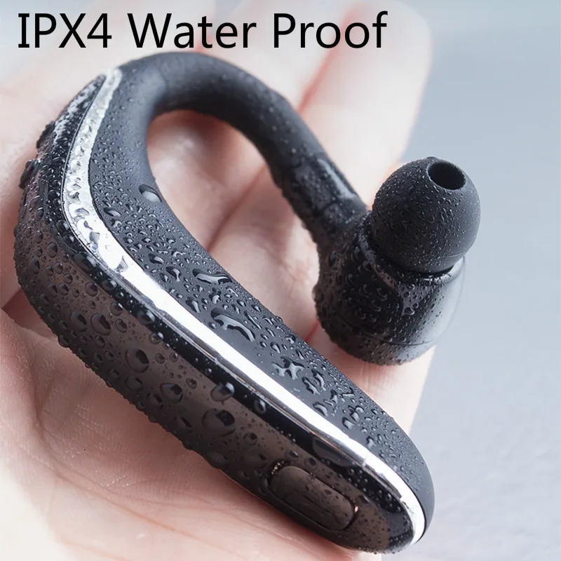 Комплект из 2 предметов, bluetooth-гарнитура 5,0, беспроводные наушники, супер долгий режим ожидания, наушник с микрофоном, устойчивое к поту, шумоподавление, свободные руки
