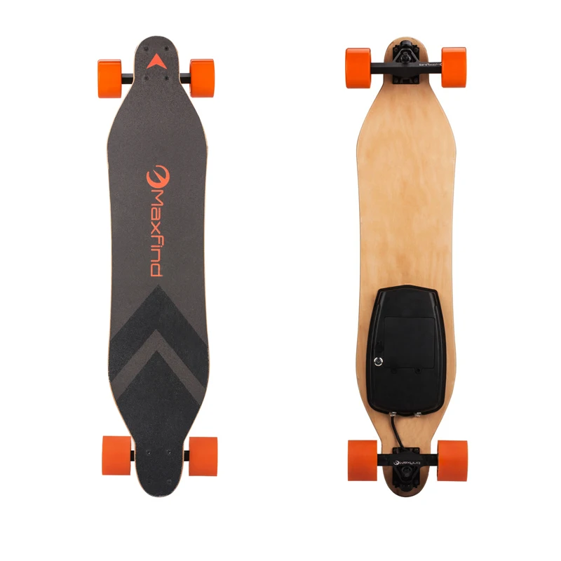 4 колеса электрический скутер longboard Электрический скейтборд Сверхлегкий