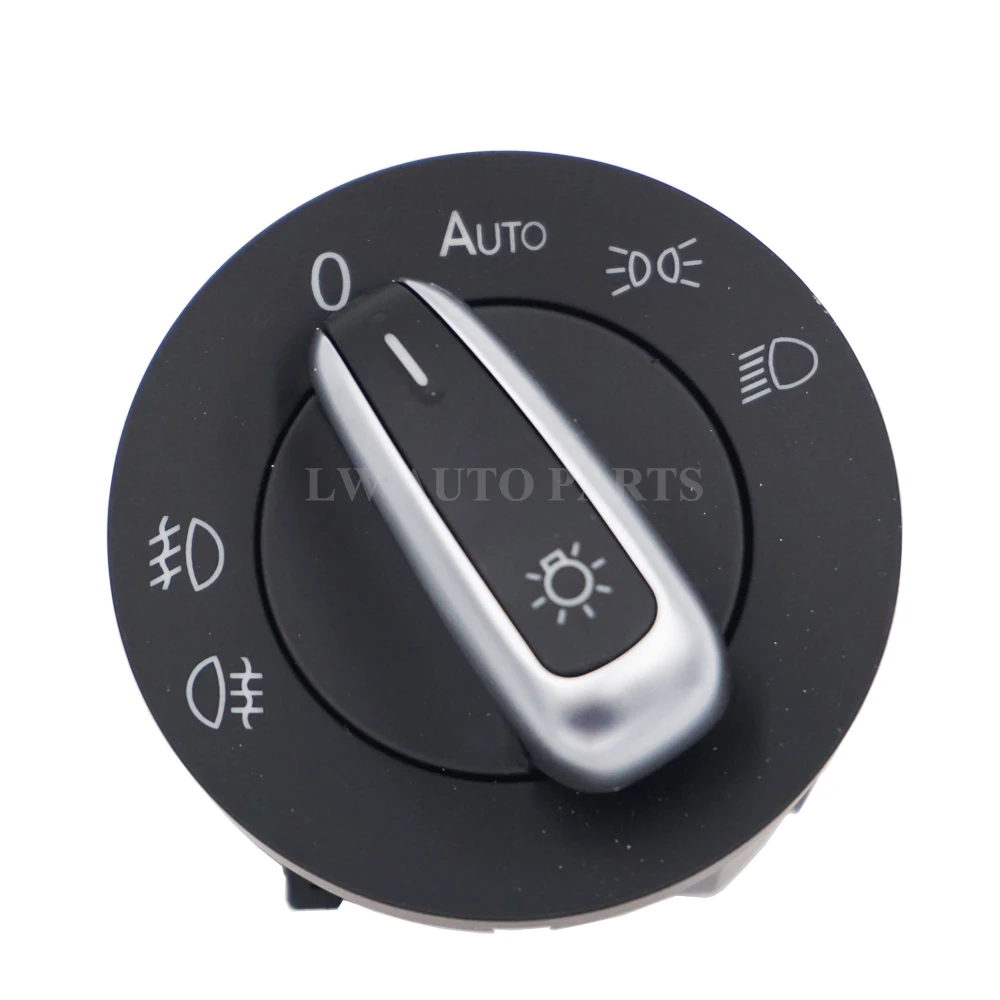 5ND941431A хромированный переключатель управления фар для VW Caddy Tiguan Touran Golf MK6 Jetta MK5 Passat