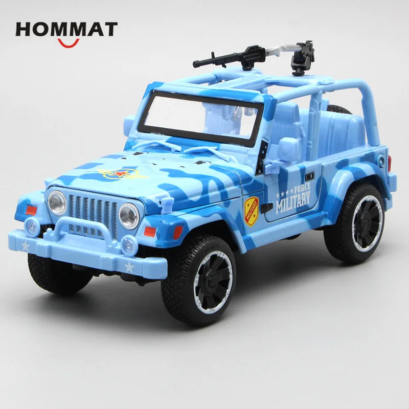 Модель HOMMAT 1:32 Джип внедорожник военная сила армейский автомобиль литый под
