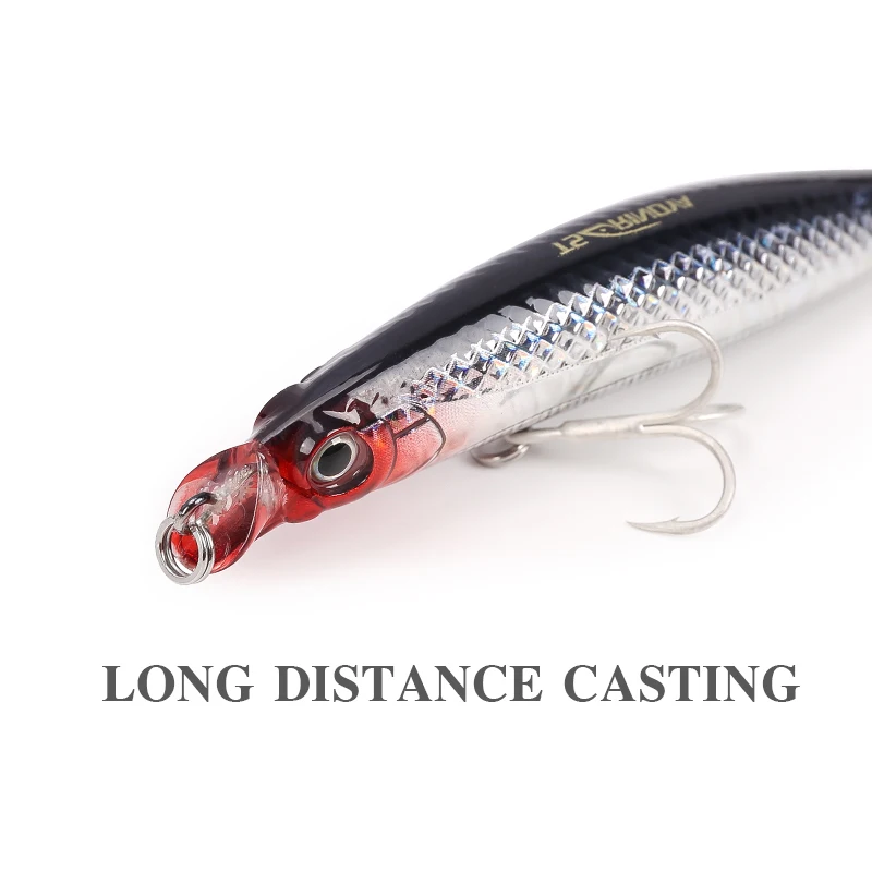 Le Fish Trulinoya DW18 90mm 10g Minnow Long Cast Artificial Bait Fishing Lures dive 0.5m Tackle free shipping | Спорт и развлечения
