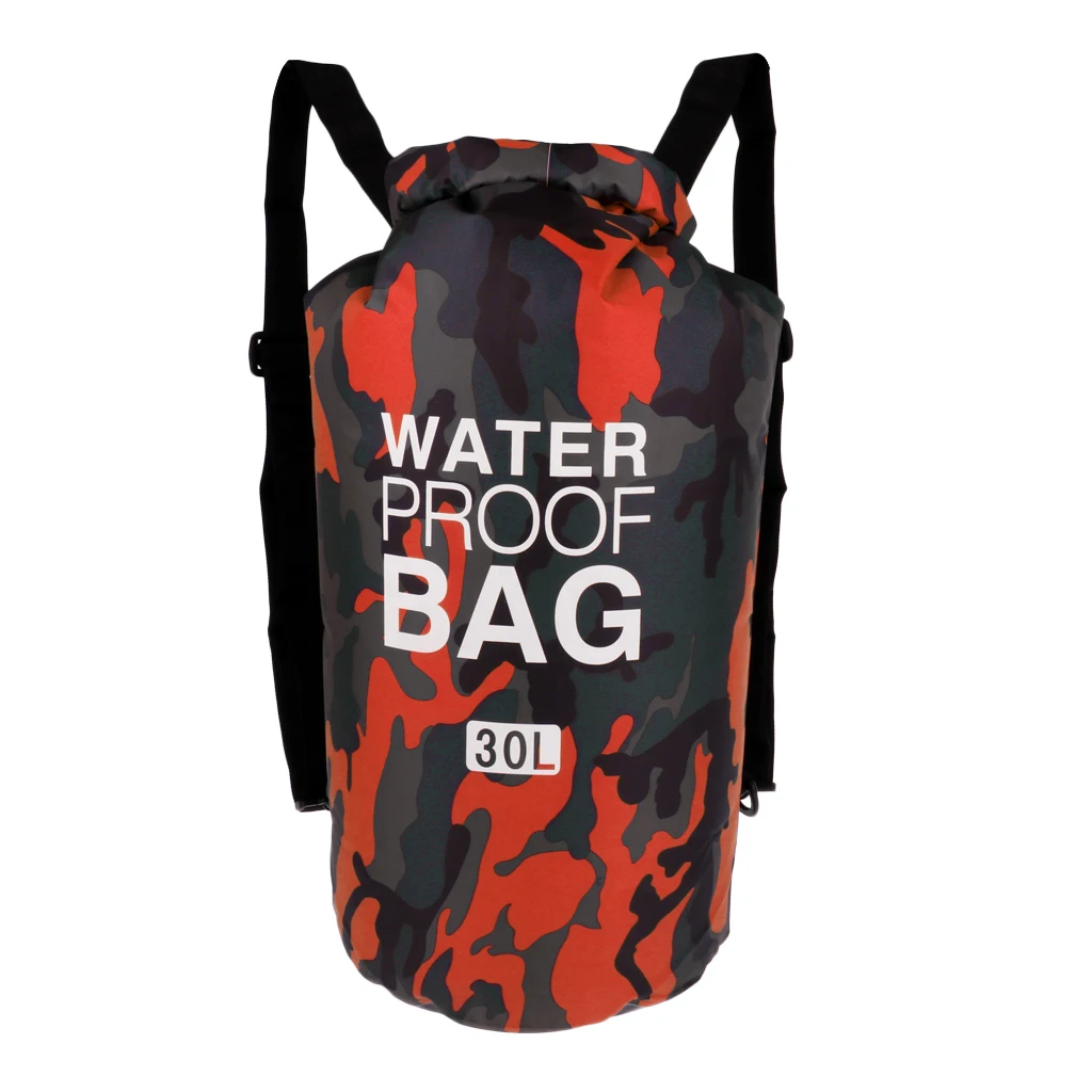 30L Водонепроницаемый сухой мешок плавающей Шестерни Мешки Рюкзак байдарка лодка