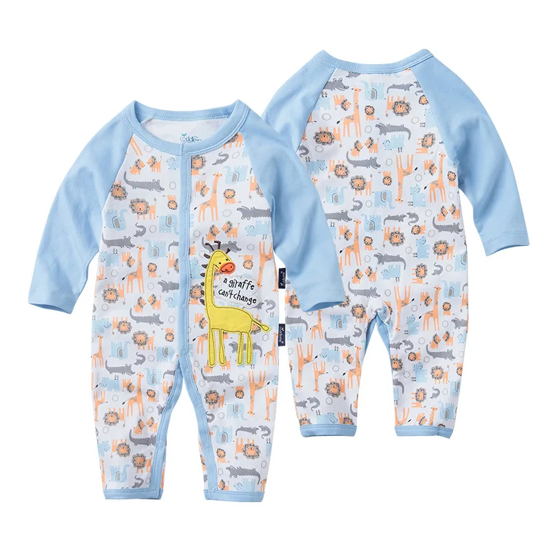 

5 Pcs/Lot Spring Long Sleeve Cartoon Kawaii Baby Rompers Cotton Soft Onesies Baby Clothes 6M 9M 12M 18M Toddler Romper Boys Girl