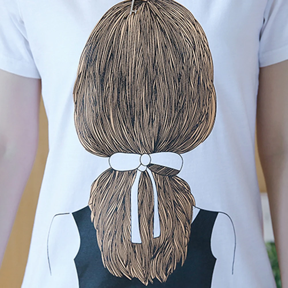 Женское Свободное платье с коротким рукавом корейское Повседневное большого