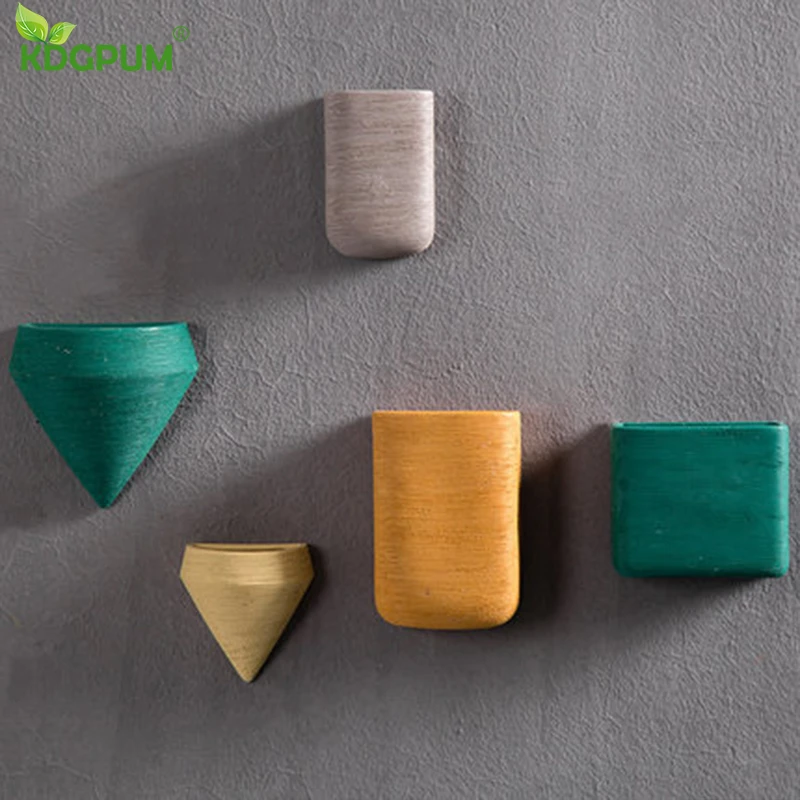 Креативный Ностальгический геометрический керамический цветочный горшок