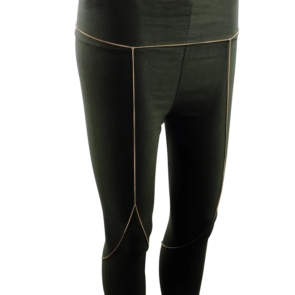 Пляжная богемная Модная бижутерия золотистая цепочка для ног женщин пикантные