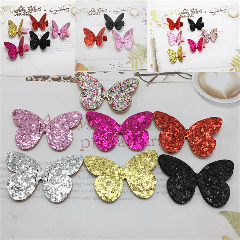 20Pcs Girl Hairpin Hair Accessories for Kids BB Butterfly Clip Hairpin Accessories Diy Headdress Clothes Diy Jewelry Accessories