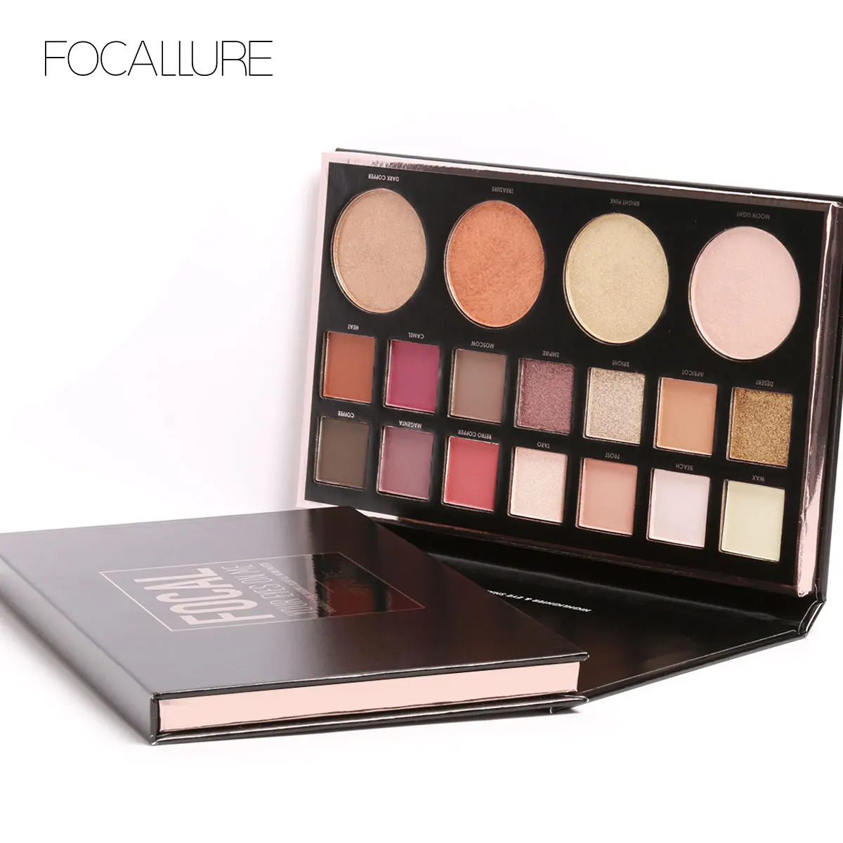FOCALLURE 18 Цвет Shimmer природа Glow тени для век палитры Портативный Макияж Косметика