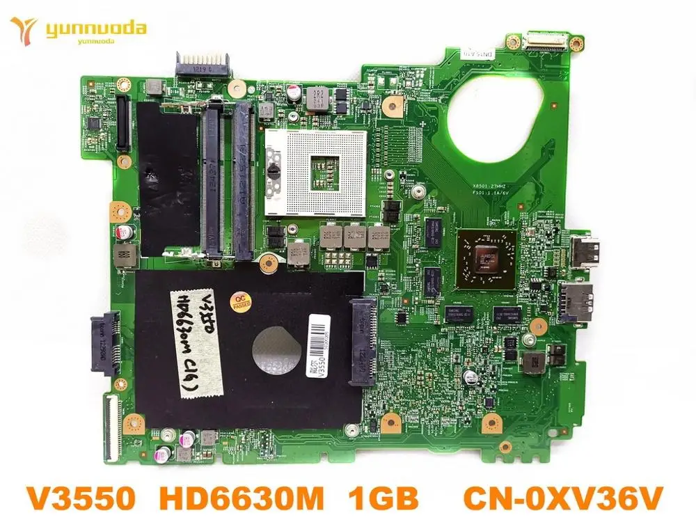 Оригинальный Для DELL V3550 Материнская плата ноутбука HD6630M 1 ГБ CN 0XV36V испытанное