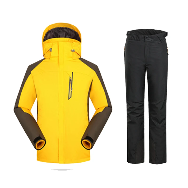 

Men women winter thermal 2in1 waterproof Outdoor jacket +pants Hunting Waterproof Suits set Jacket coat Climbing Hiking Suits